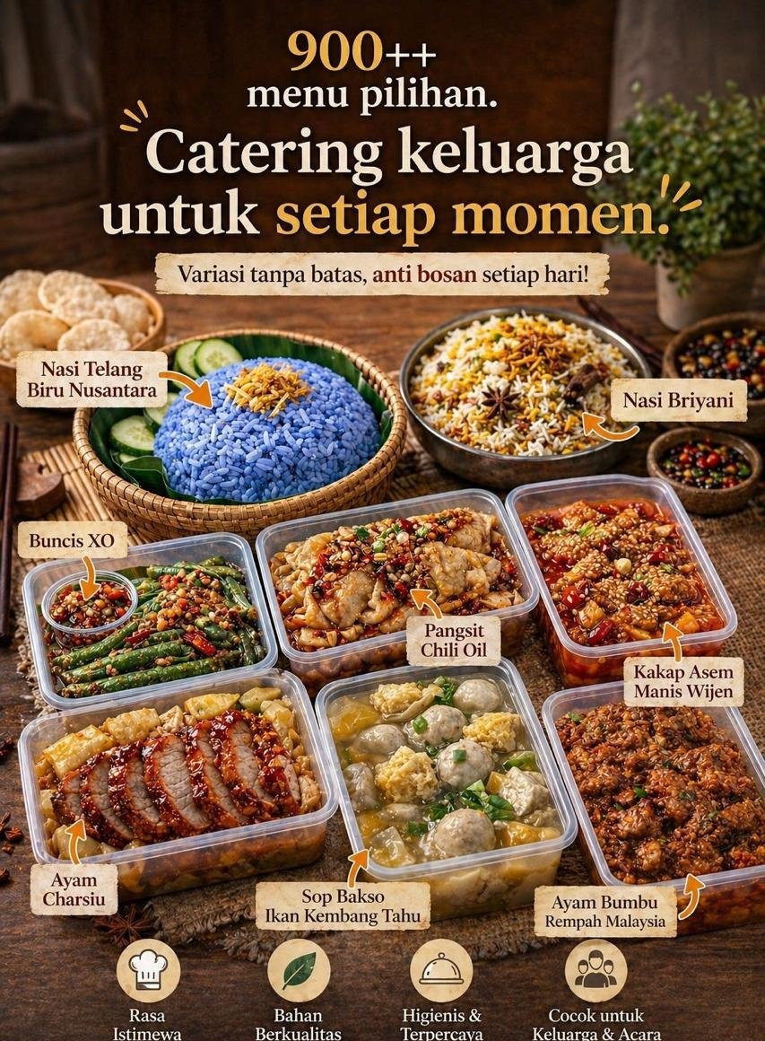 900++ menu pilihan NasiLangganan — Catering keluarga untuk setiap momen